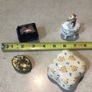 Vintage Trinket Box Lot
